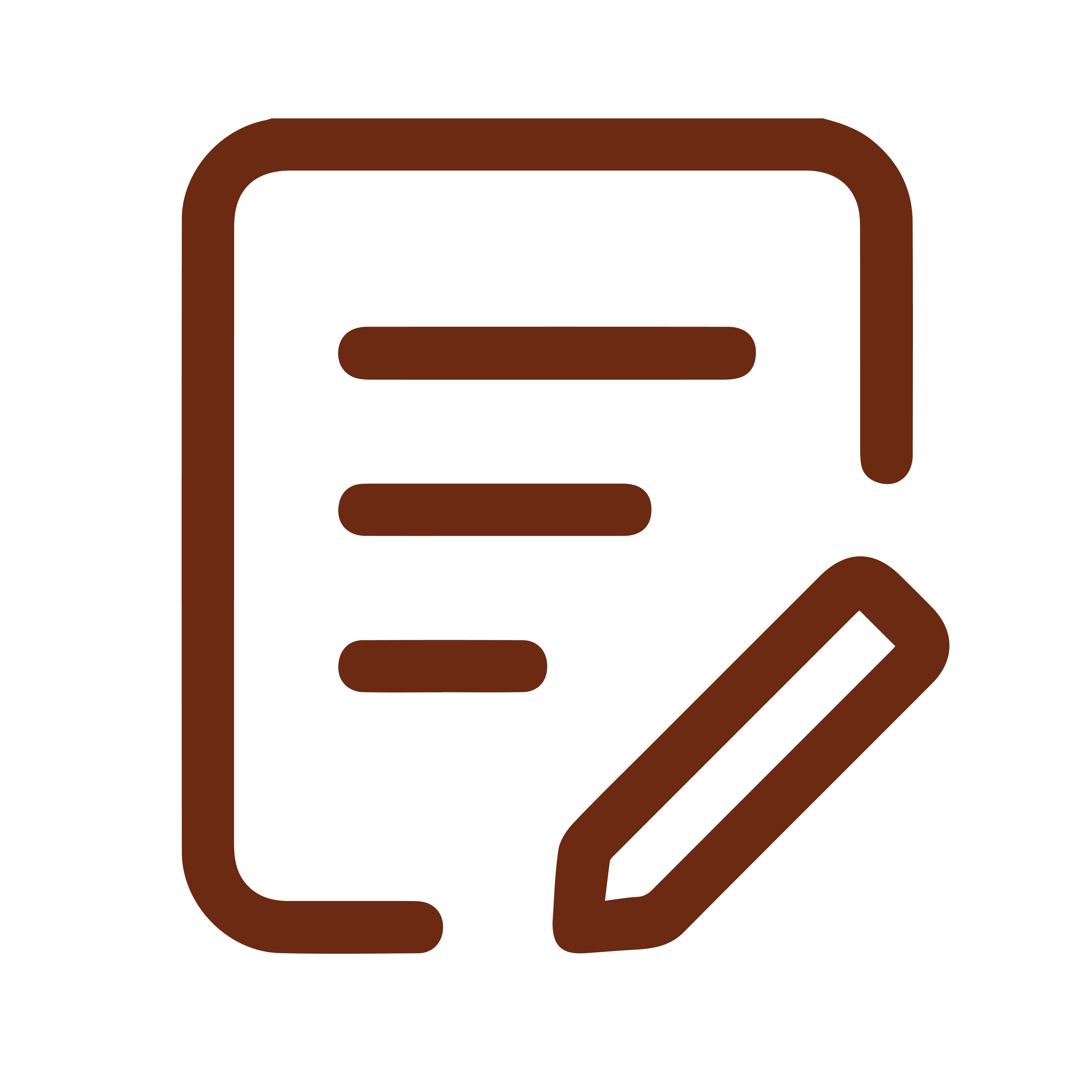 Notepad icon for questionnaire